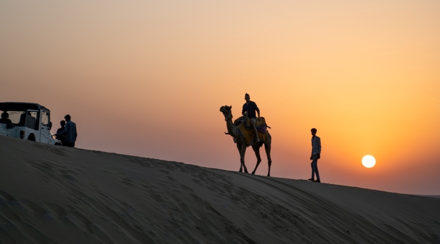Birthday celebration in jaisalmer